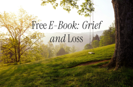 Free e-book about grief and loss. A gentle guide to healing your heart.